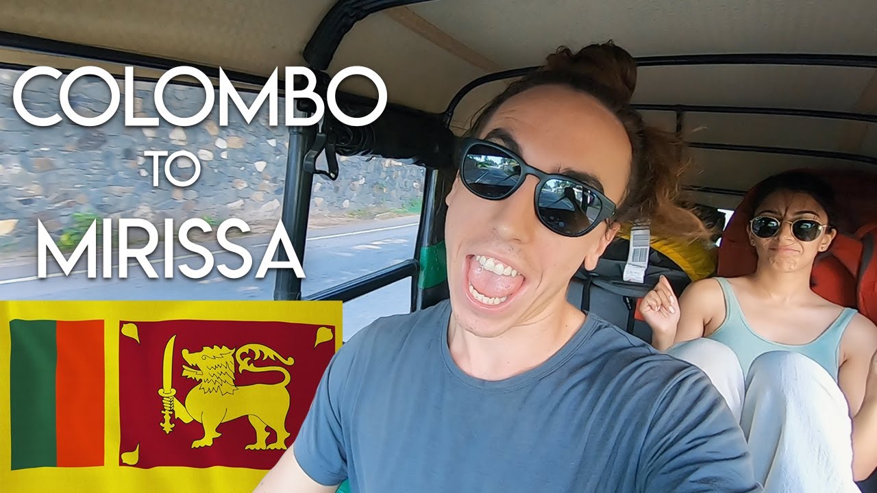 Sri Lanka Travel Vlog 🇱🇰 Colombo to Mirissa in a Tuk Tuk